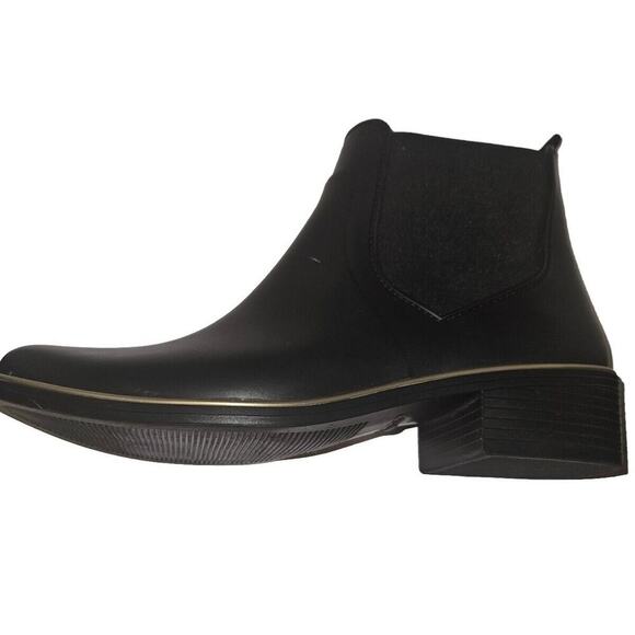 Kate Spade Chelsea Sedgewick Solstice Rain Boots Black US 9 MSRP $150 - Picture 7 of 12